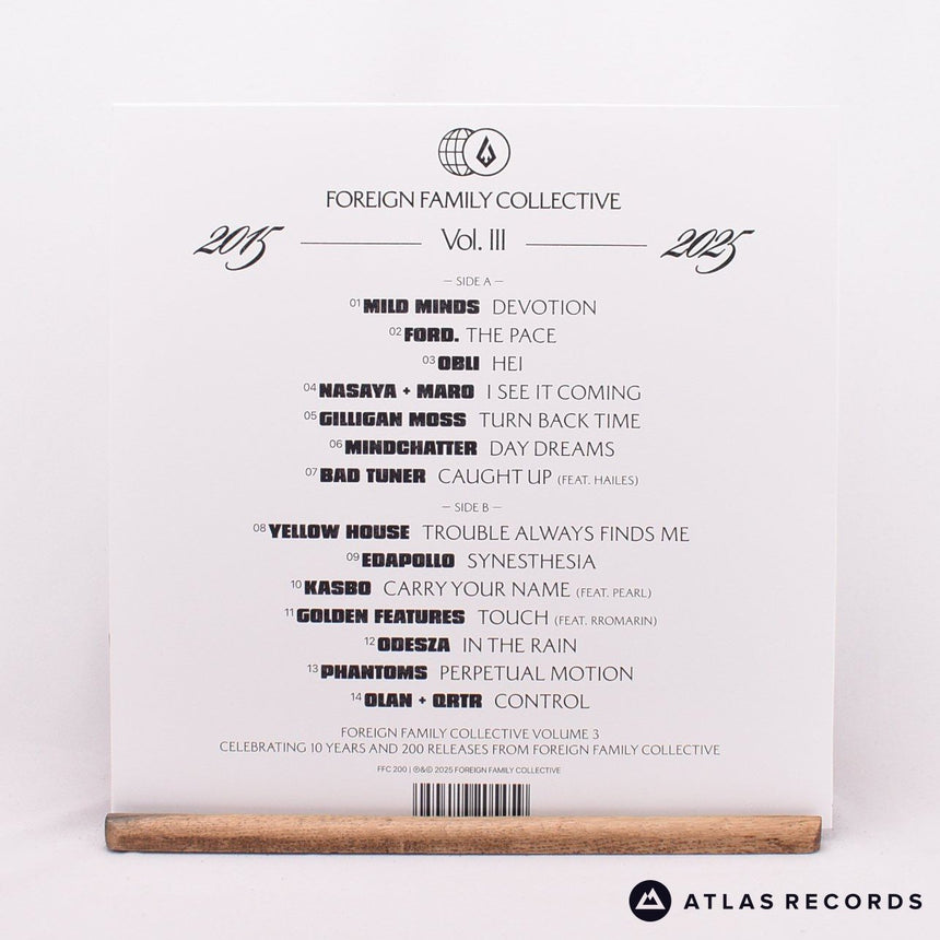 Various - Foreign Family Collective Volume 3 - A B LP Vinyl Record - NM/NM
