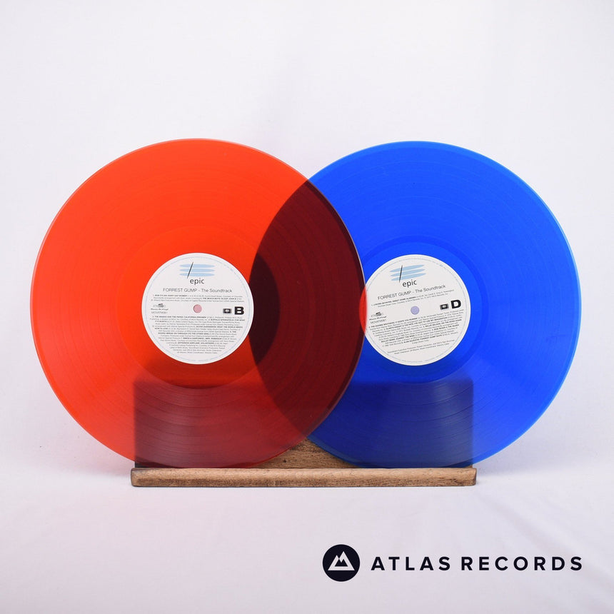 Various - Forrest Gump - Blue Red Embossed Sleeve 2 x LP Vinyl Record - NM/NM