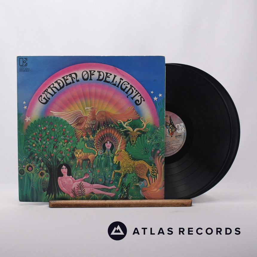 Various Garden Of Delights Double LP Vinyl Record - Front Cover & Record