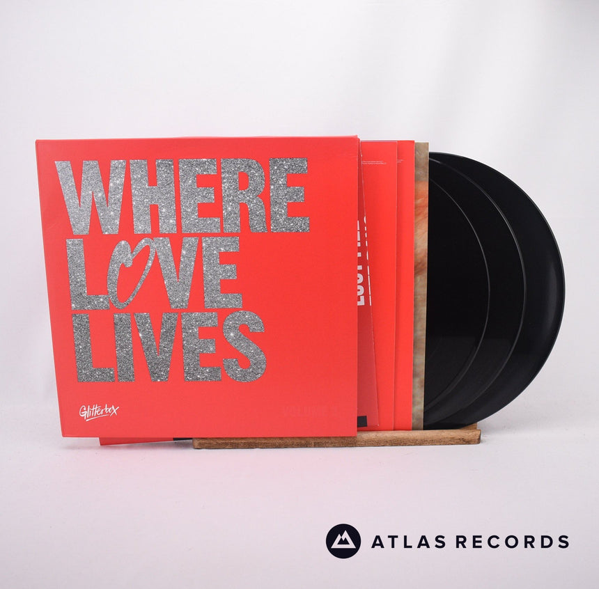 Various Glitterbox - Where Love Lives 3 x 12" Vinyl Record - Front Cover & Record