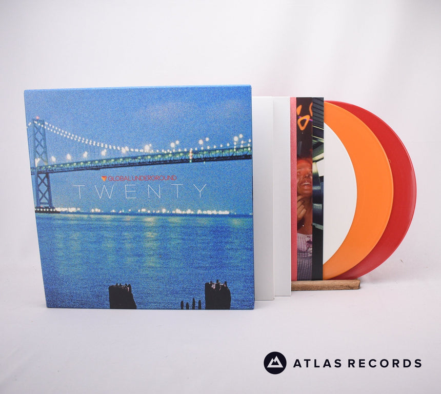 Various Global Underground Twenty 3 x 12" + 3 x CD Vinyl Record - Front Cover & Record