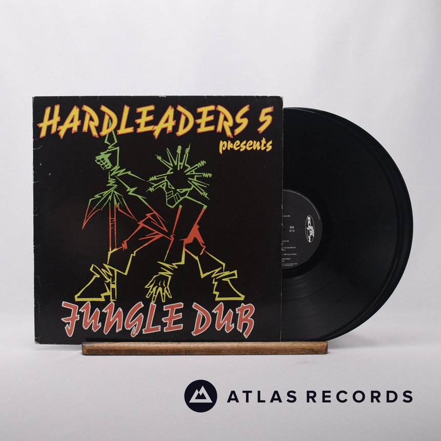 Various Hardleaders 5 - Jungle Dub Double LP Vinyl Record - Front Cover & Record