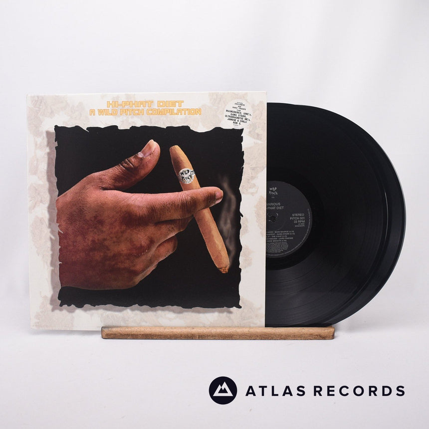 Various Hi-Phat Diet - A Wild Pitch Compilation 2 x LP Vinyl Record - Front Cover & Record