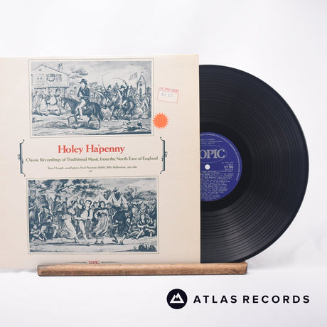 Various Holey Ha'penny: Classic Recordings Of Traditional Music From The North-East Of England LP Vinyl Record - Front Cover & Record