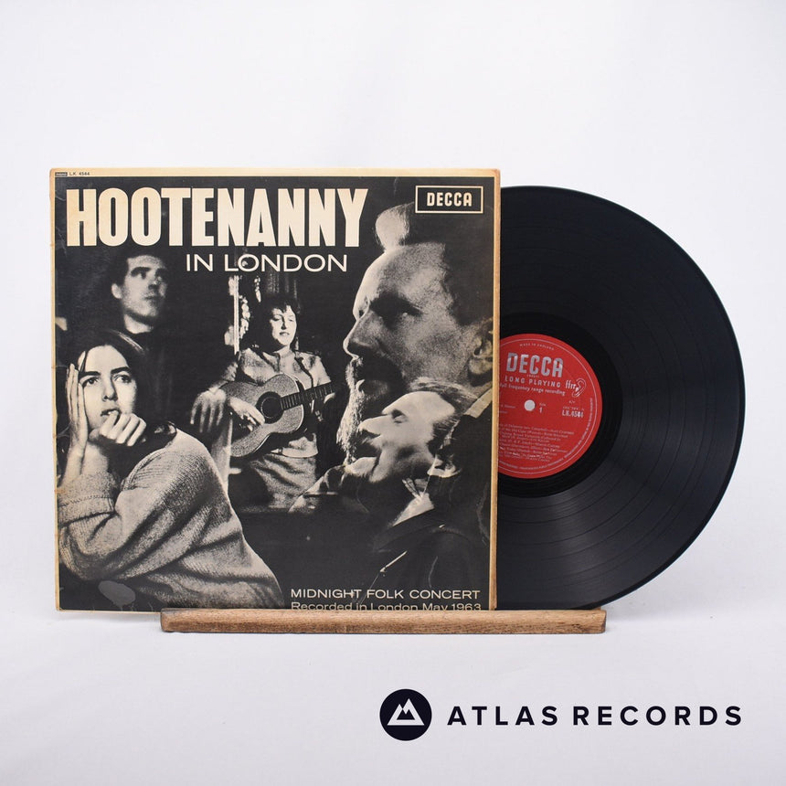 Various Hootenanny in London LP Vinyl Record - Front Cover & Record