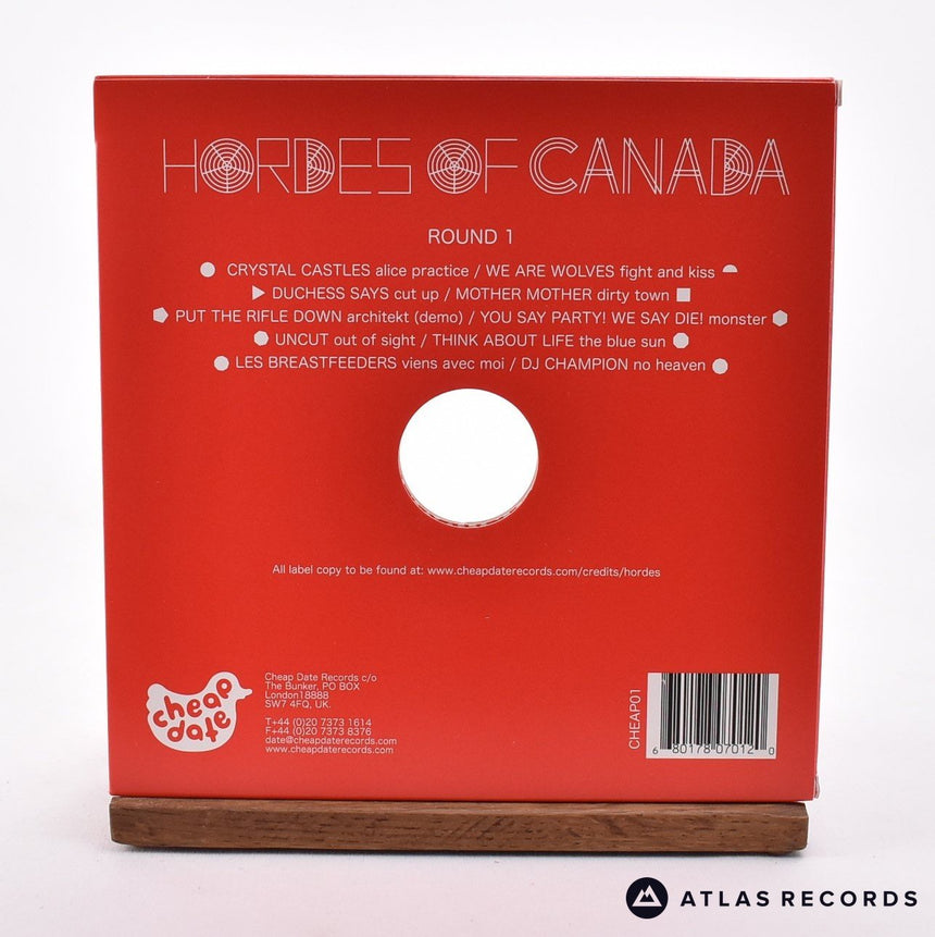 Various - Hordes Of Canada - 'The Bleeding Edge Of The Canadian Art-Rock Scene' - Round 1 - 5 x 7" Box Set Vinyl Record - NM/NM