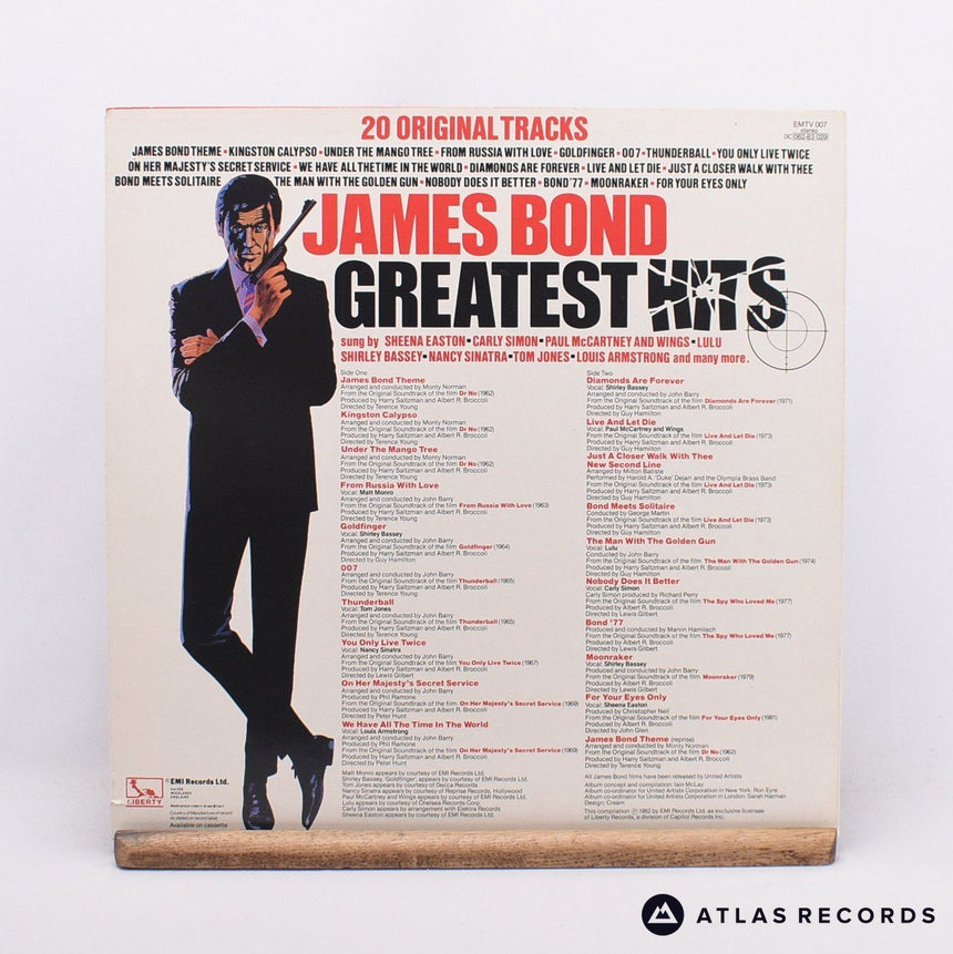 Various - James Bond Greatest Hits - Htm LP Vinyl Record - VG+/VG+
