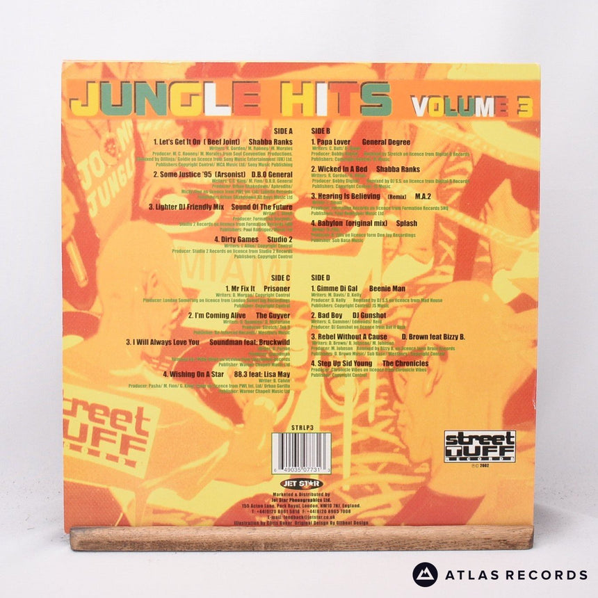 Various - Jungle Hits Volume 3 - Reissue 2 x LP Vinyl Record - EX/VG+