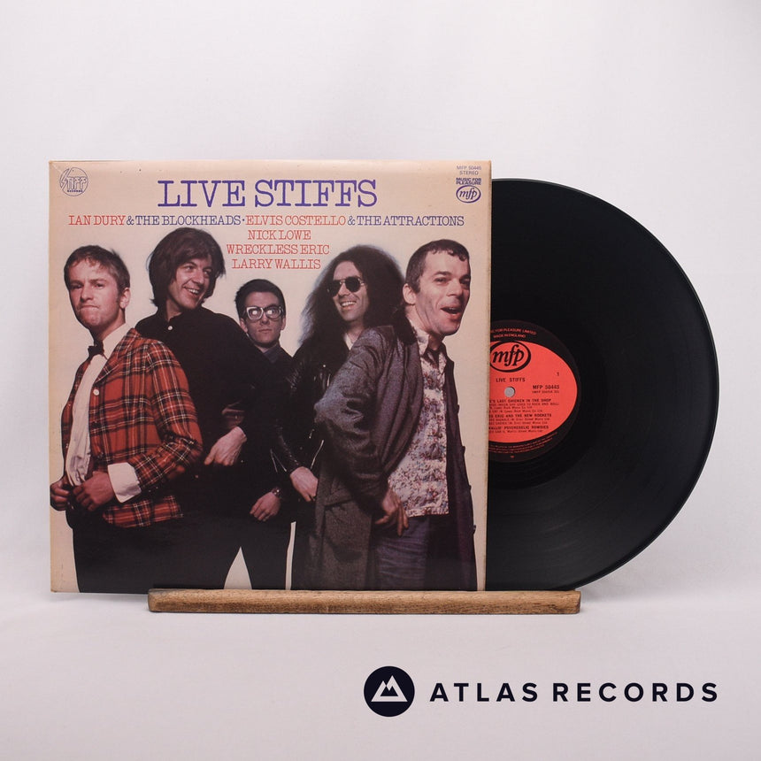 Various Live Stiffs LP Vinyl Record - Front Cover & Record