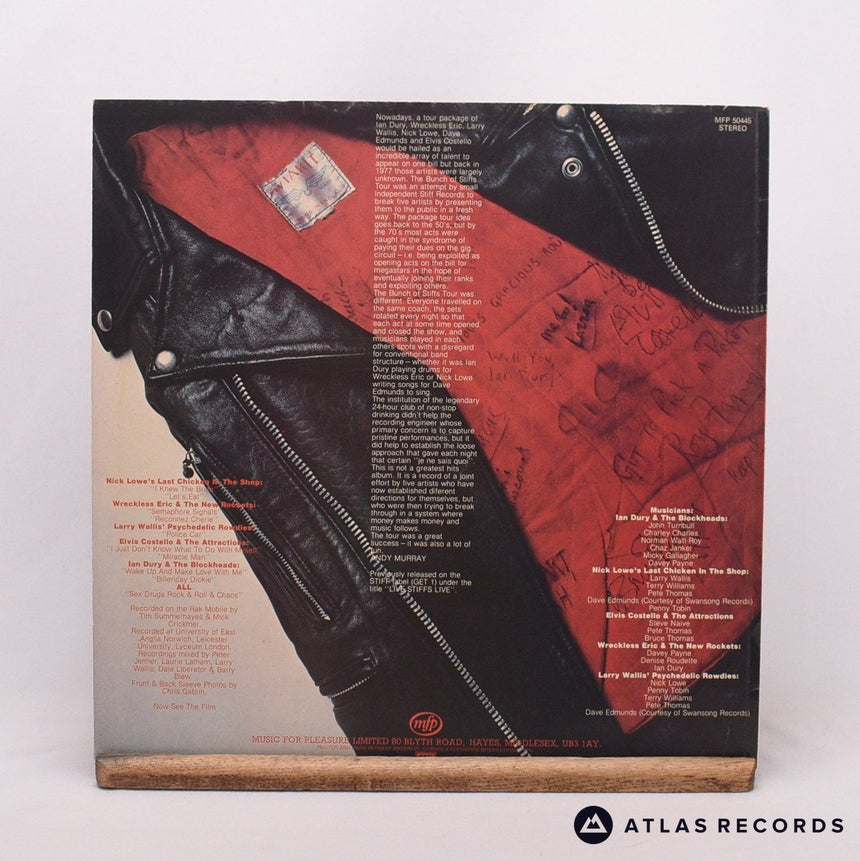 Various - Live Stiffs - Reissue LP Vinyl Record - EX/EX