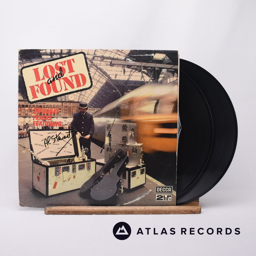 Various - Lost & Found - Gatefold Signed Double LP Vinyl Record - VG/EX