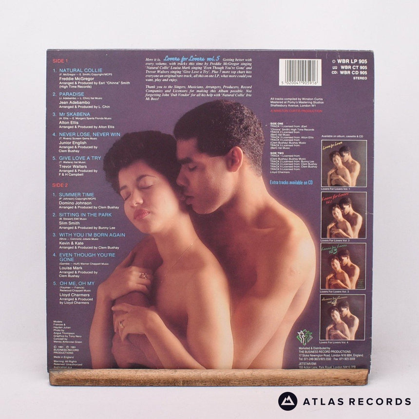 Various - Lovers For Lovers Vol. 5 - LP Vinyl Record - VG+/EX