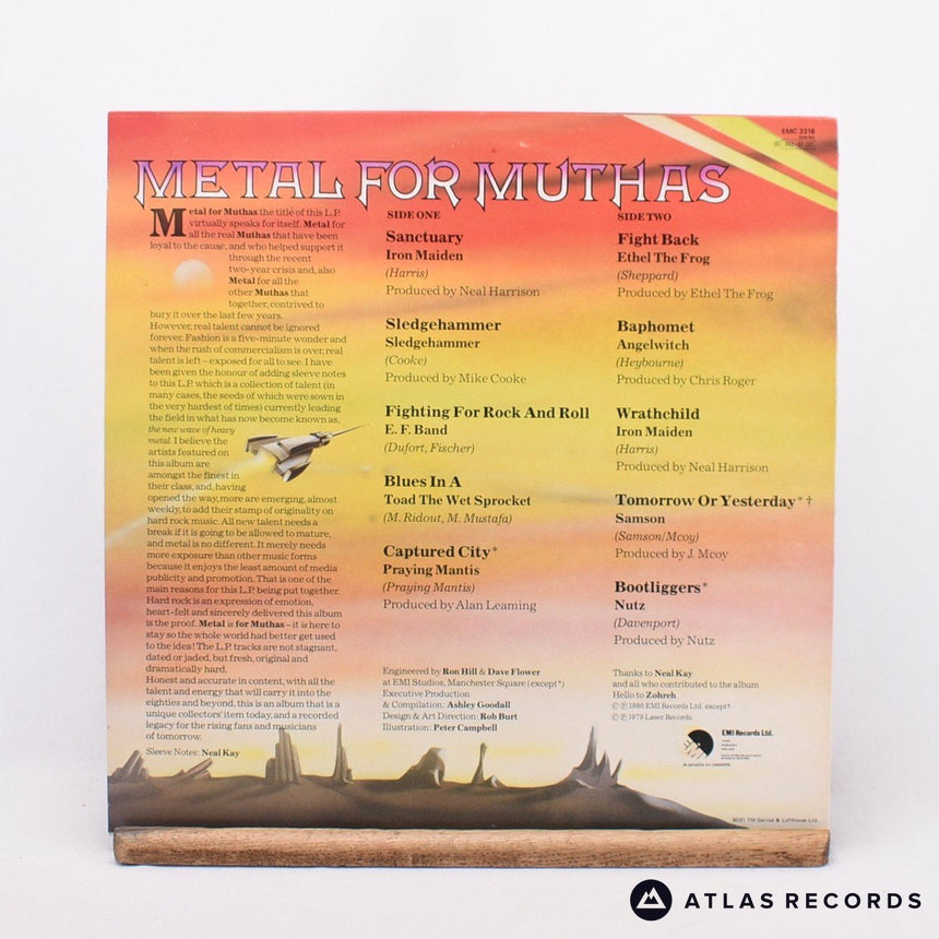 Various - Metal For Muthas - A-1 B-1 LP Vinyl Record - EX/EX