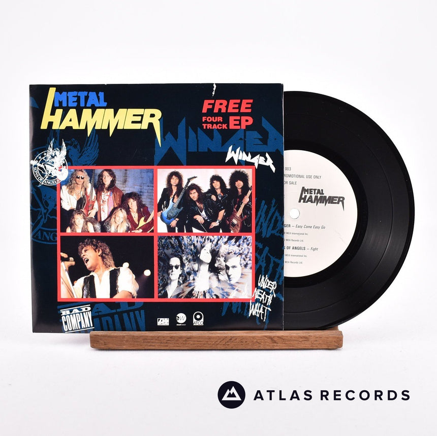 Various Metal Hammer - Free Four Track EP 7" Vinyl Record - Front Cover & Record