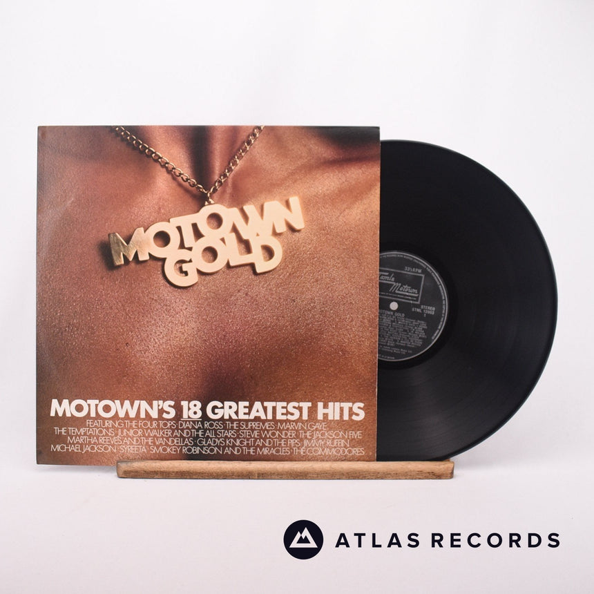 Various Motown Gold LP Vinyl Record - Front Cover & Record