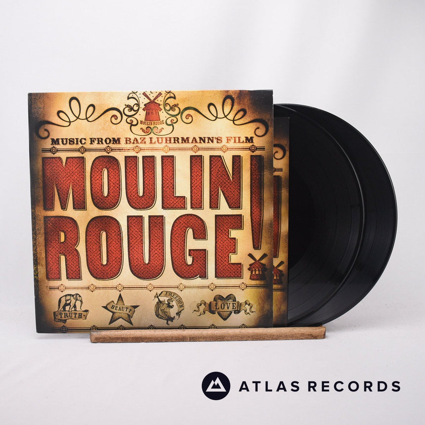 Various Moulin Rouge - Music From Baz Luhrmann's Film 2 x LP Vinyl Record - Front Cover & Record