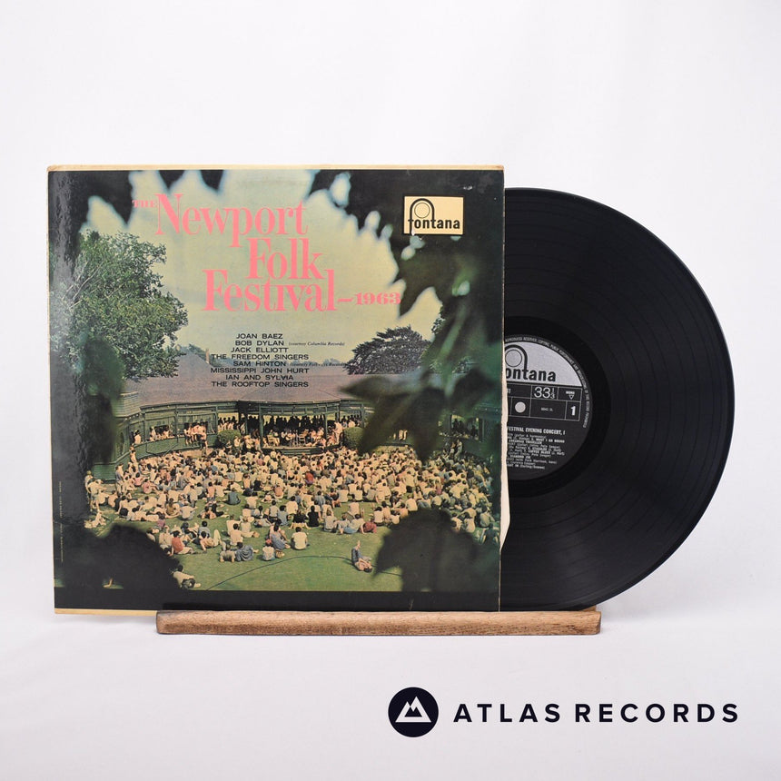 Various Newport Folk Festival 1963 Evening Concert Vol.1 LP Vinyl Record - Front Cover & Record