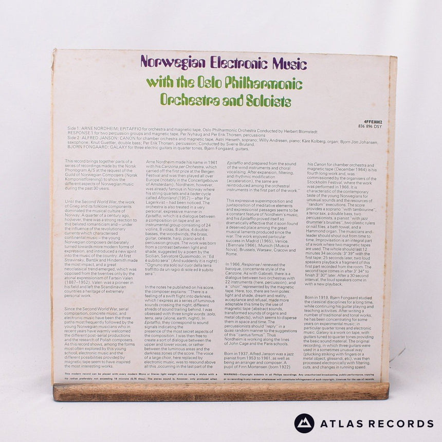 Various - Norwegian Electronic Music - LP Vinyl Record - VG+/EX
