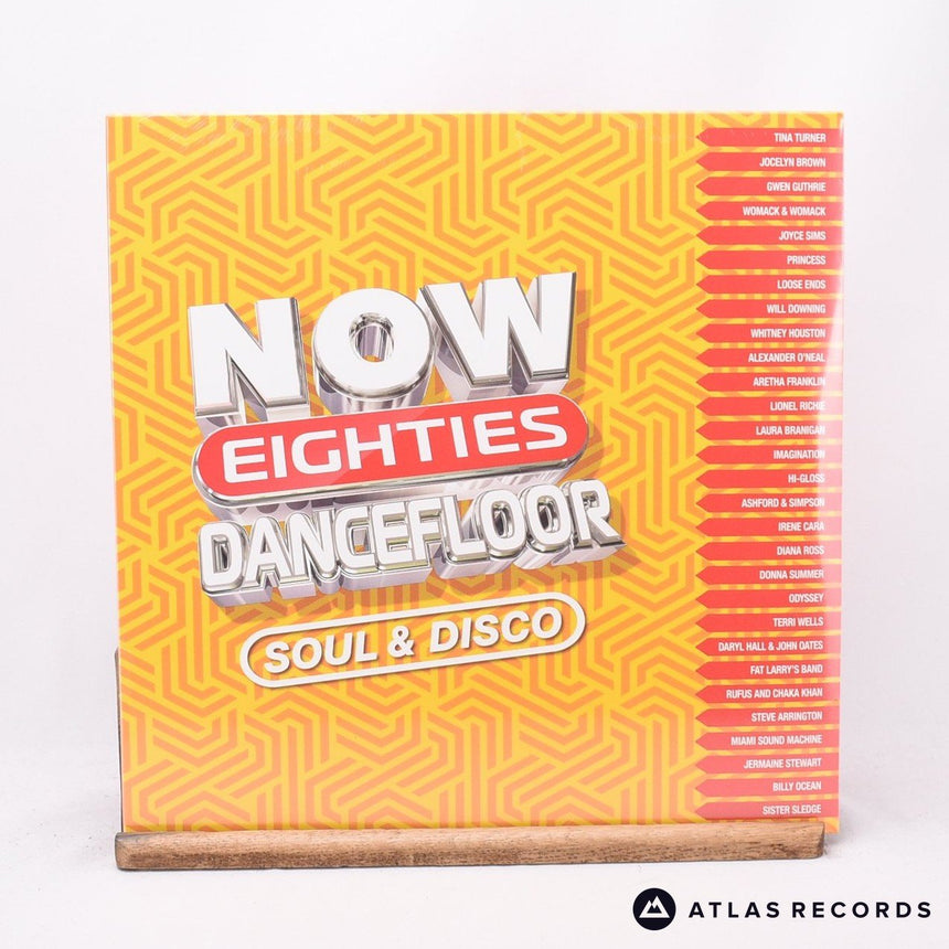 Various Now Eighties Dancefloor Soul & Disco 2 x LP Vinyl Record - Front Cover & Record