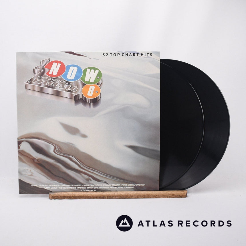 Various Now That's What I Call Music 8 2 x LP Vinyl Record - Front Cover & Record