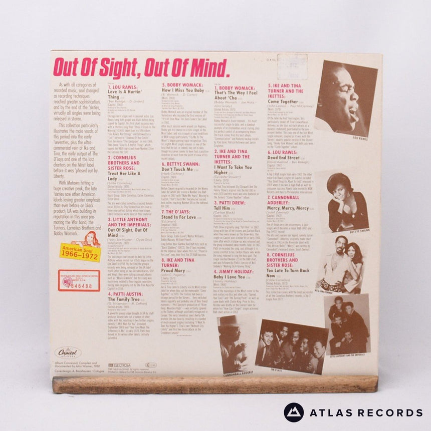 Various - Out Of Sight, Out Of Mind - LP Vinyl Record - EX/EX
