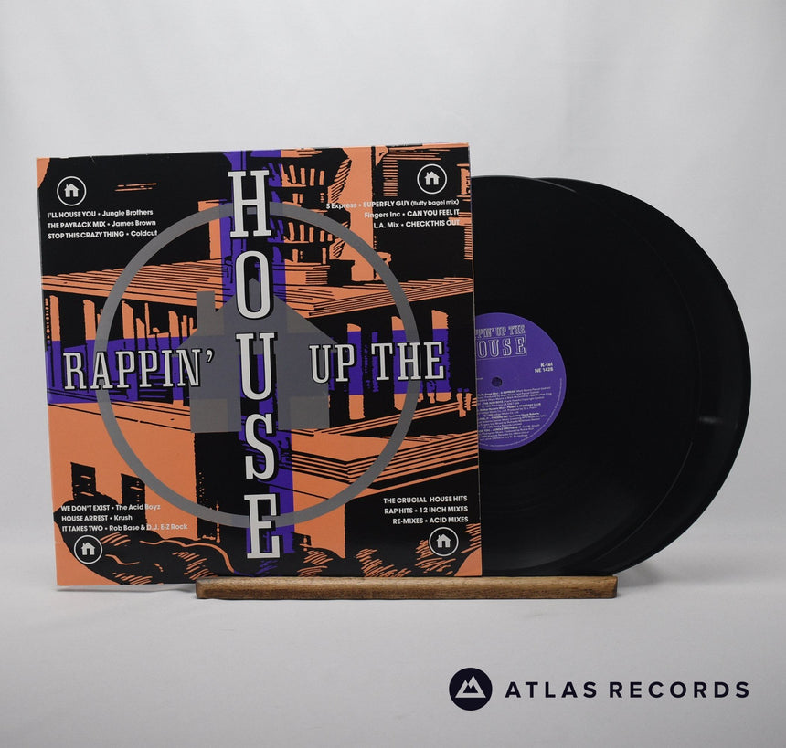 Various Rappin' Up The House Double LP Vinyl Record - Front Cover & Record