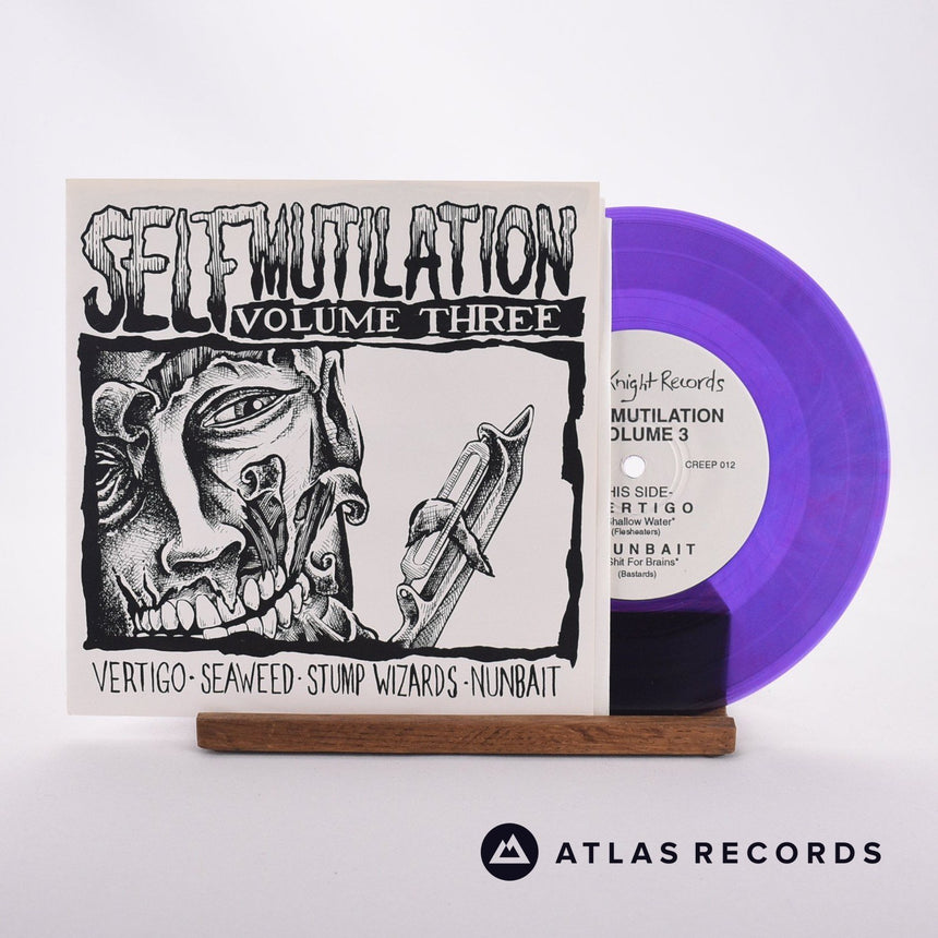 Various Self Mutilation Volume Three 7" Vinyl Record - Front Cover & Record