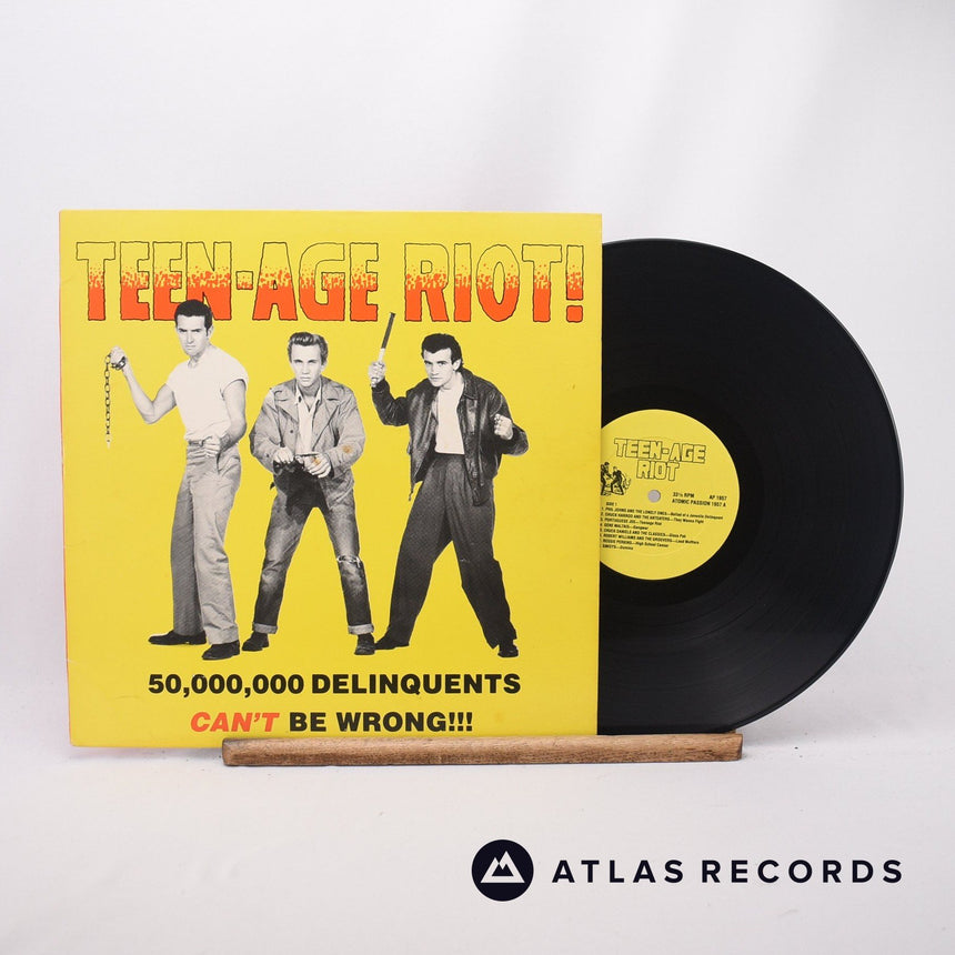 Various Teen-Age Riot! LP Vinyl Record - Front Cover & Record