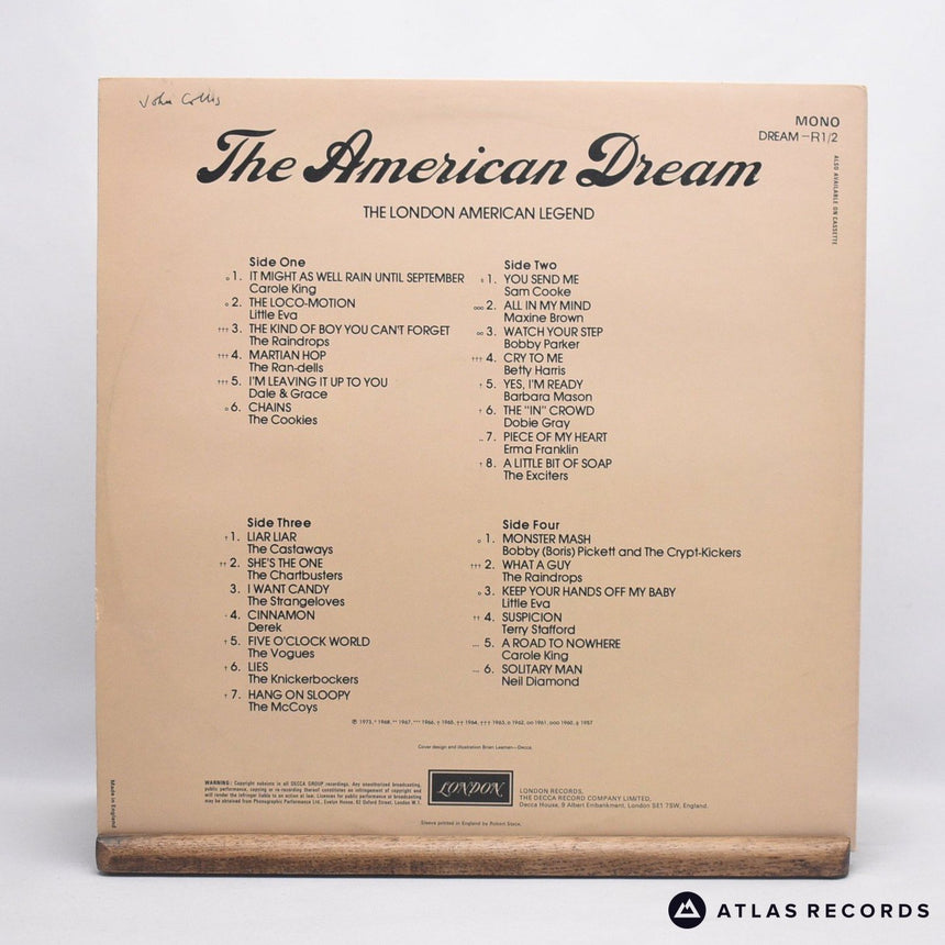 Various - The American Dream - The London American Legend - Double LP Vinyl