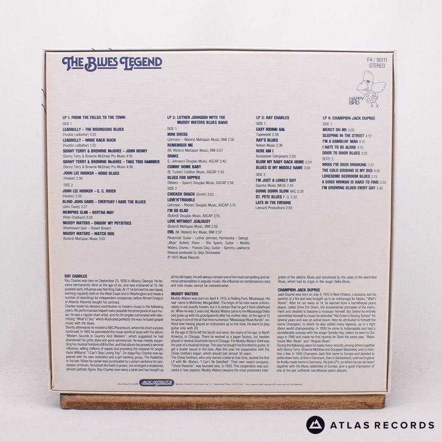 Various - The Blues Legend Vol. 3 - 4 x LP Vinyl Record - EX/NM