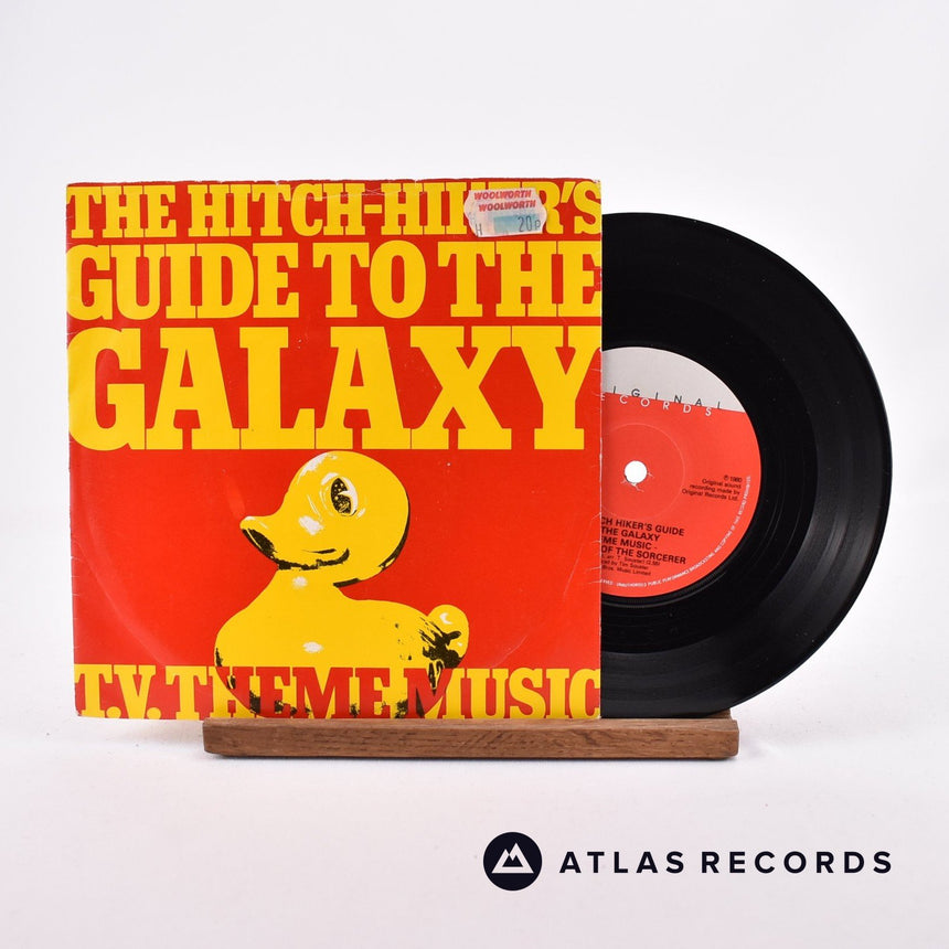 Various The Hitch-Hiker's Guide To The Galaxy T. V. Theme Music 7" Vinyl Record - Front Cover & Record
