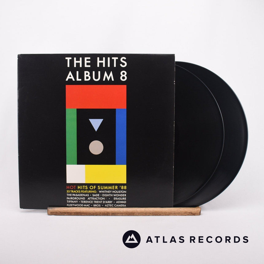 Various The Hits Album 8 2 x LP Vinyl Record - Front Cover & Record