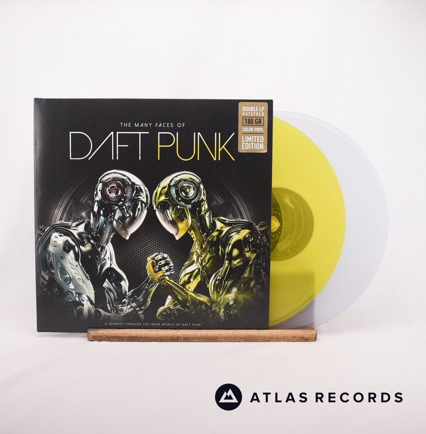Various The Many Faces Of Daft Punk 2 x LP Vinyl Record - Front Cover & Record