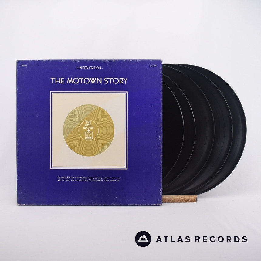 Various The Motown Story: The First Decade 5 x LP Vinyl Record - Front Cover & Record
