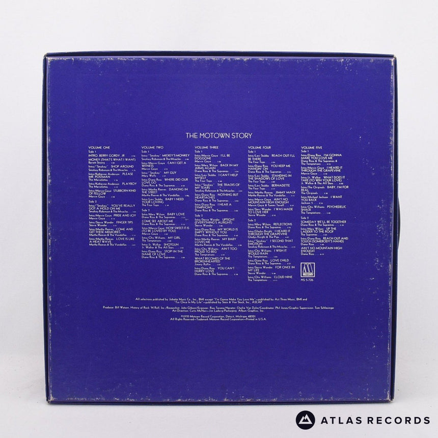 Various - The Motown Story: The First Decade - 5 x LP Vinyl Record - VG+/EX