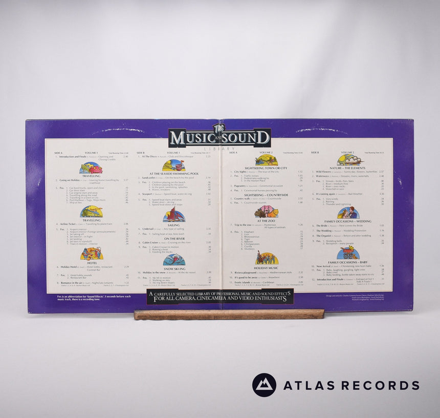 Various - The Music And Sound Library Vols. 1 & 2 - Double LP Vinyl Record