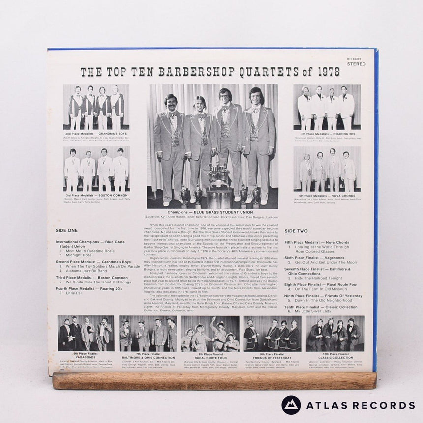 Various - The Top Ten Barbershop Quartets Of 1978 - LP Vinyl Record - VG+/EX