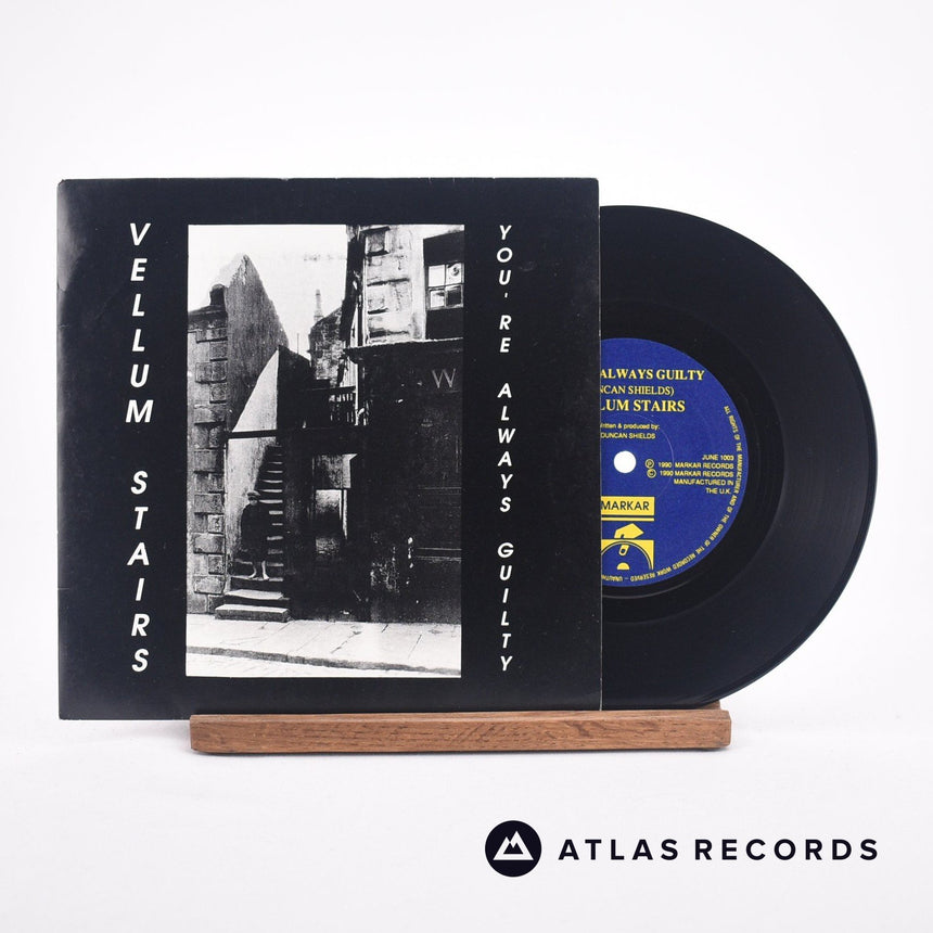 Vellum Stairs You're Always Guilty 7" Vinyl Record - Front Cover & Record