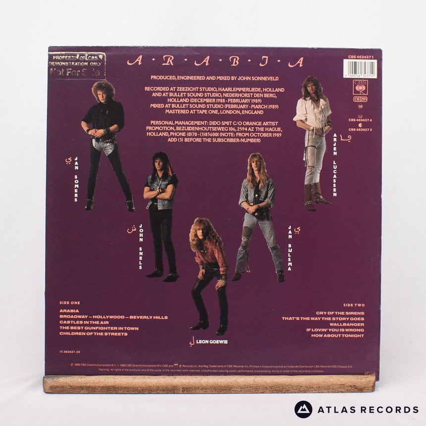 Vengeance - Arabia - 1A1 2B1 LP Vinyl Record - VG+/EX
