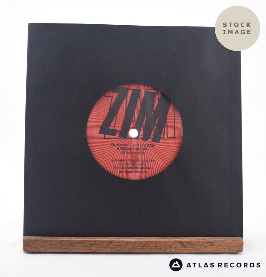 Via Marconi Serious Dancing 7" Vinyl Record - Sleeve & Record Side-By-Side