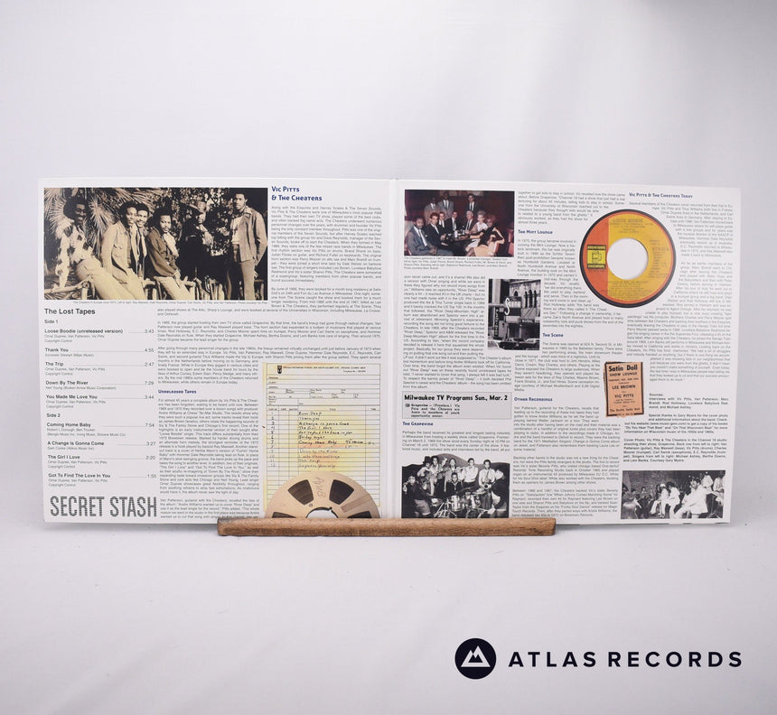 Vic Pitts Cheaters - The Lost Tapes - Gatefold Us LP Vinyl Record - EX/EX