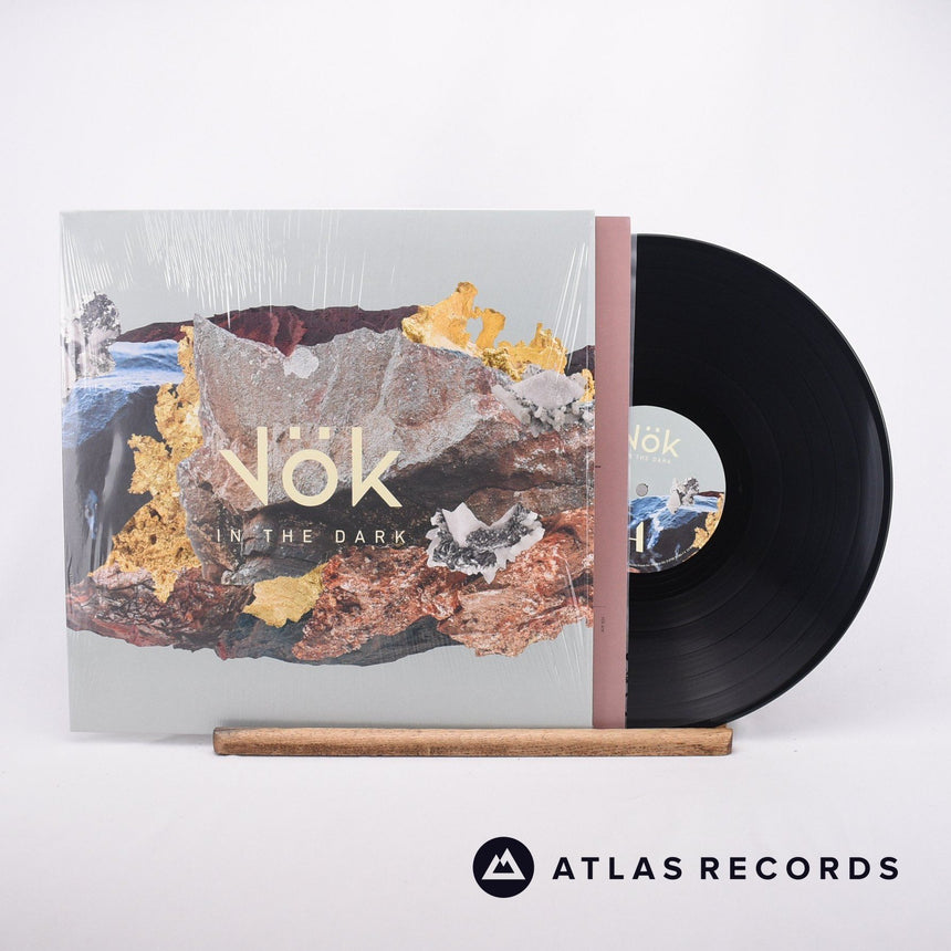 Vök In The Dark LP Vinyl Record - Front Cover & Record
