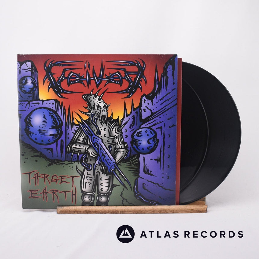 Voïvod Target Earth 2 x LP Vinyl Record - Front Cover & Record