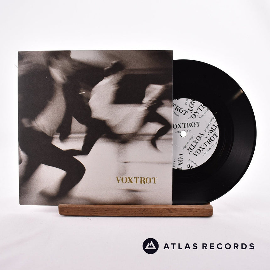 Voxtrot Blood Red Blood 7" Vinyl Record - Front Cover & Record
