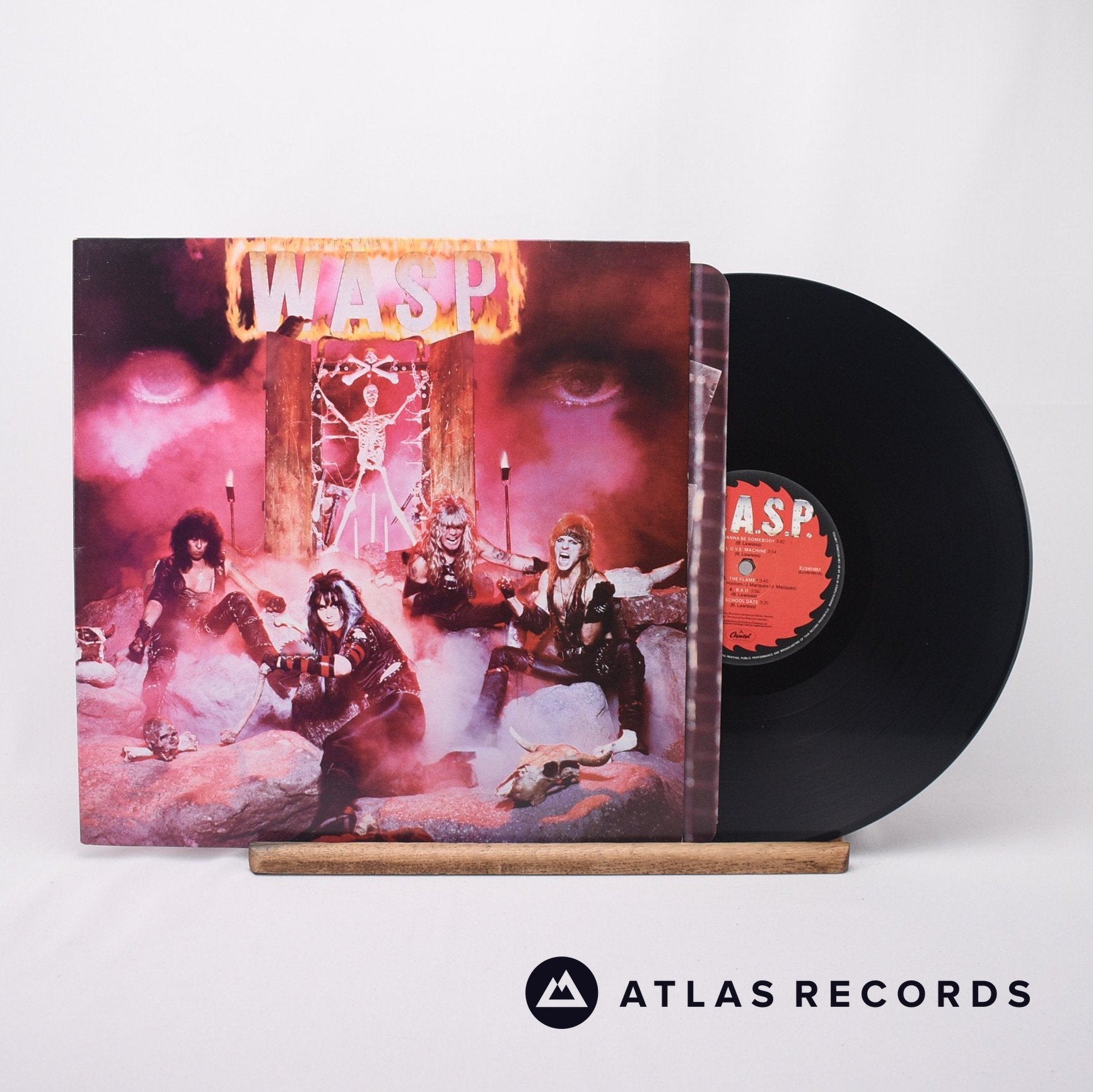 W.A.S.P. W.A.S.P. = 魔人伝 LPレコード 帯付き国内盤 W.A.S.P.