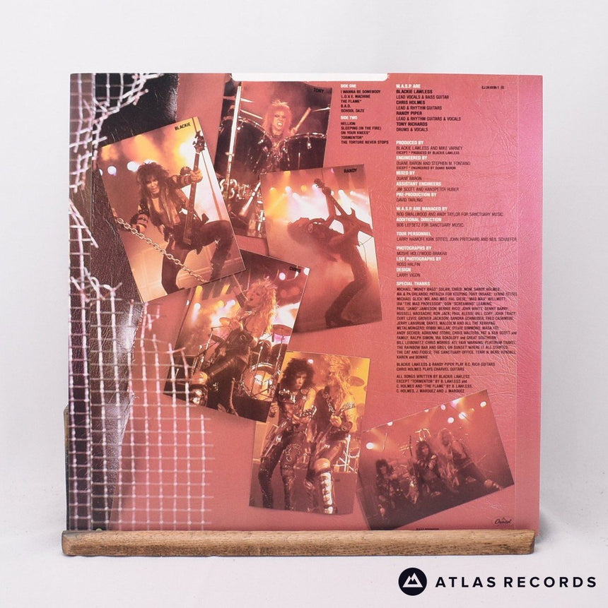 W.A.S.P. - W.A.S.P. - A-1 B-1 LP Vinyl Record - EX/EX
