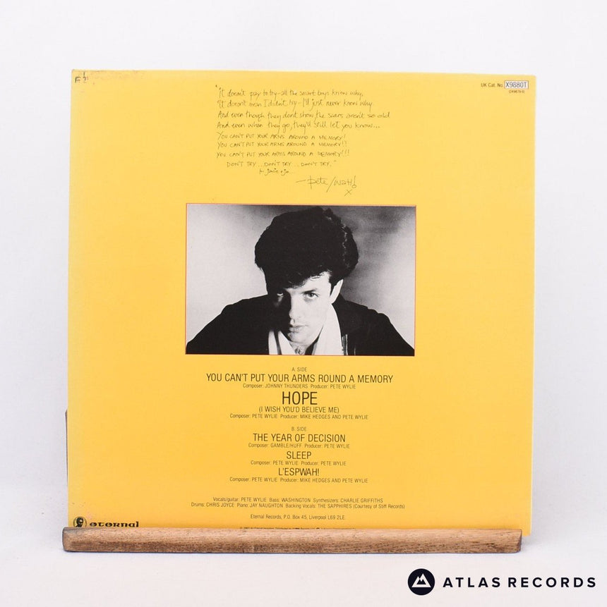 Wah! - Hope (I Wish You'd Believe Me) - A-3 B-5 12" Vinyl Record - EX/EX
