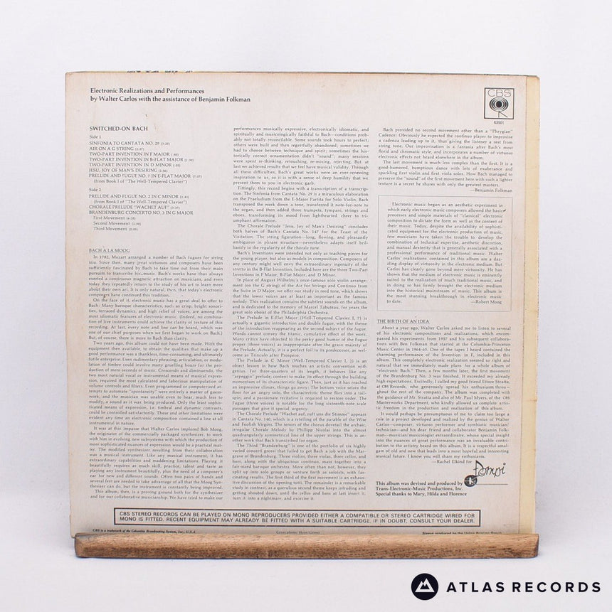 Walter Carlos - Switched-On Bach - Mono LP Vinyl Record - EX/VG+