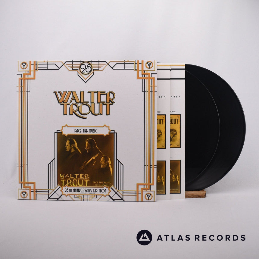 Walter Trout And The Free Radicals Face The Music 2 x LP Vinyl Record - Front Cover & Record