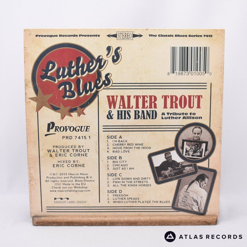 Walter Trout & His Band - Luther's Blues - 2 x LP Vinyl Record - VG+/EX